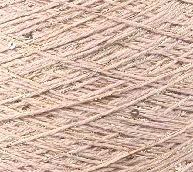 G&G Filati Susanna 200m/100g Puderrosa mit Champagnergold